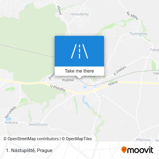 1. Nástupiště map