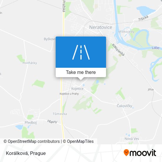 Korálková map