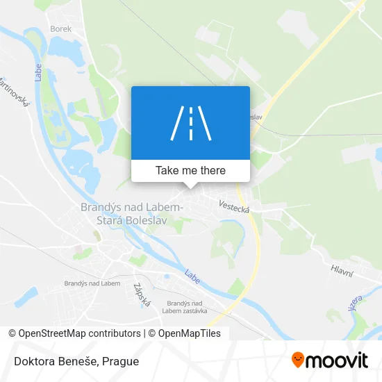 Карта Doktora Beneše