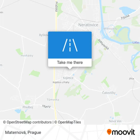 Карта Maternová