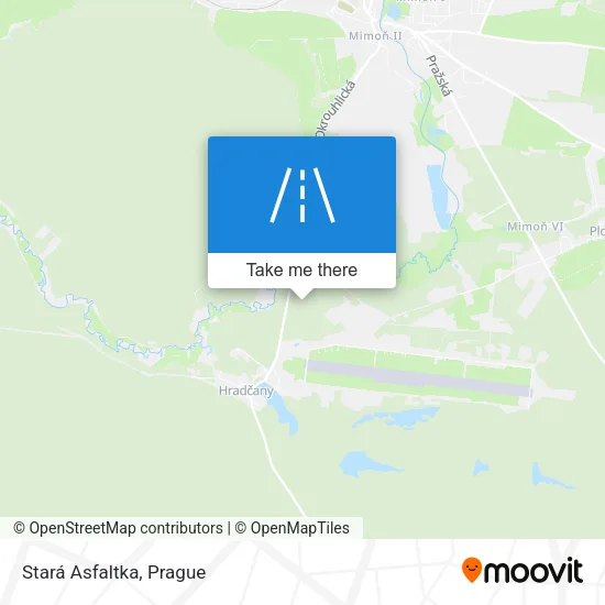 Карта Stará Asfaltka