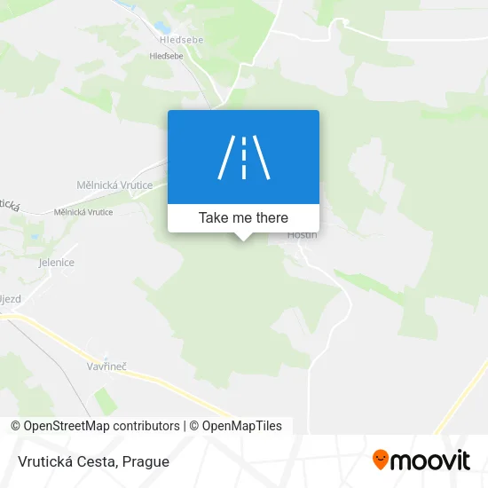 Карта Vrutická Cesta