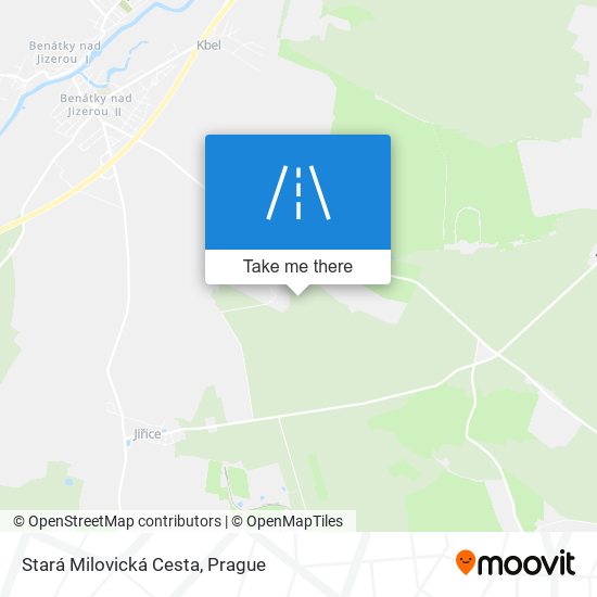 Stará Milovická Cesta map