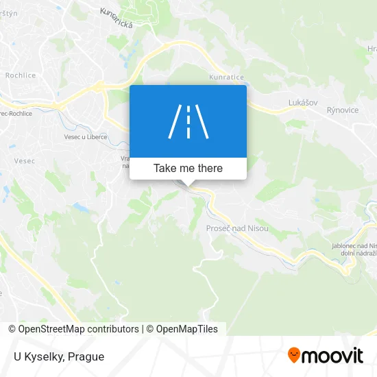 Карта U Kyselky