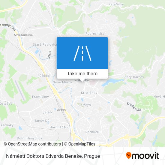 Náměstí Doktora Edvarda Beneše map