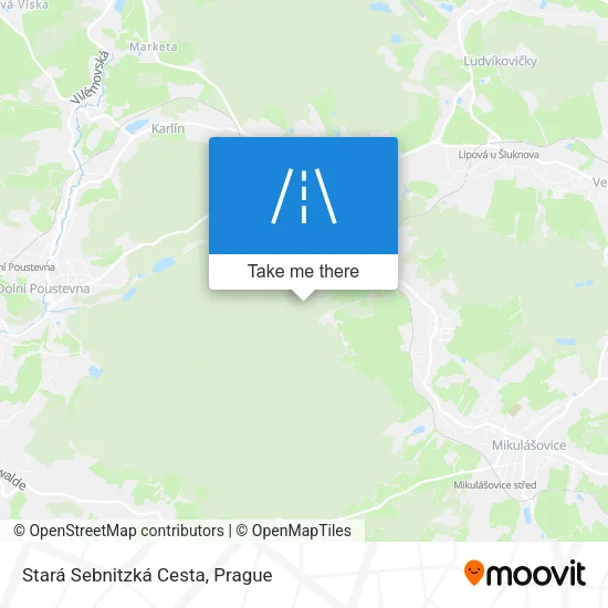 Карта Stará Sebnitzká Cesta