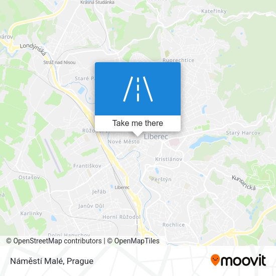 Náměstí Malé map