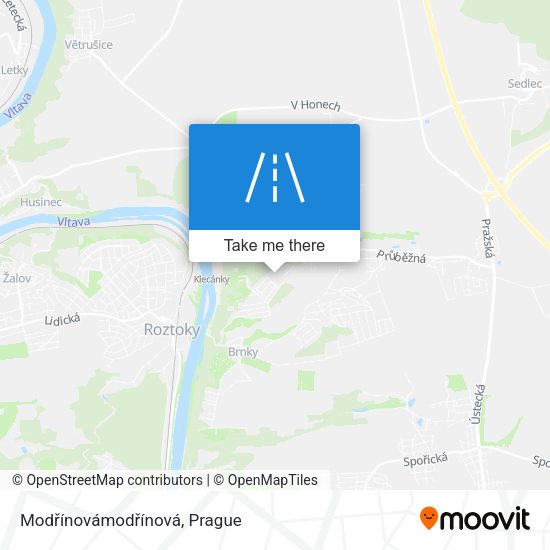 Modřínovámodřínová map