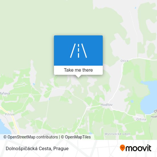 Dolnošpičácká Cesta map