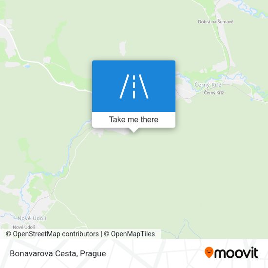 Bonavarova Cesta map