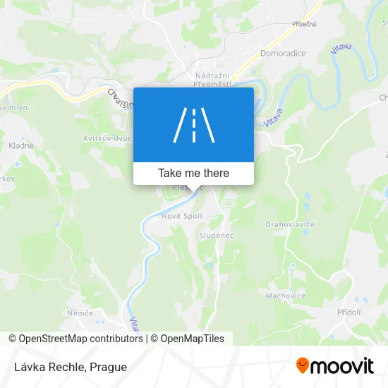 Карта Lávka Rechle