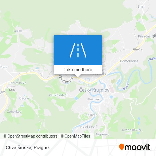 Chvalšinská map