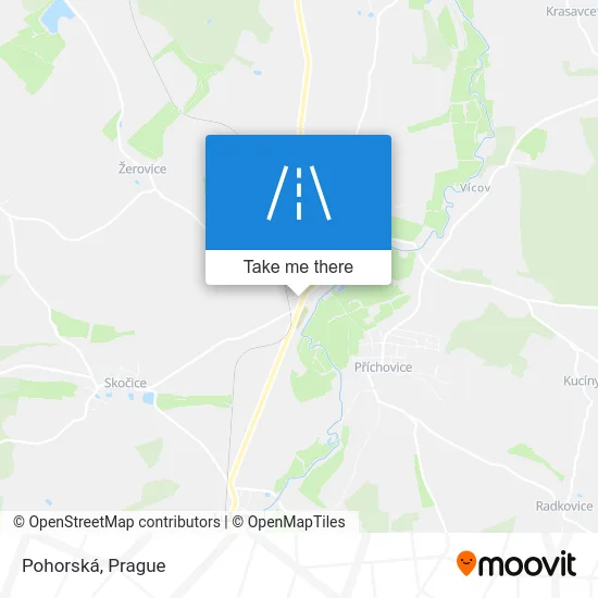 Карта Pohorská