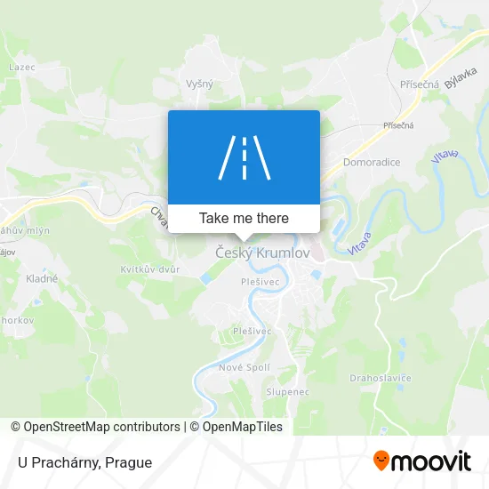 Карта U Prachárny