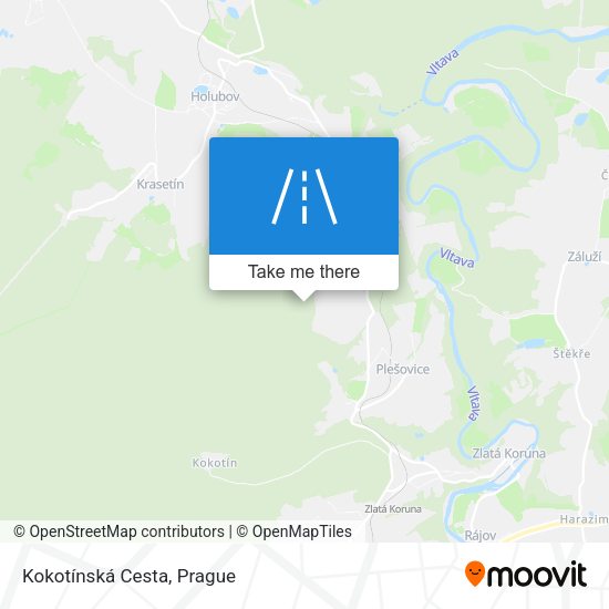 Kokotínská Cesta map