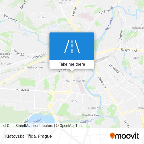 Klatovská Třída map
