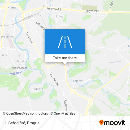 Карта U Seřadiště