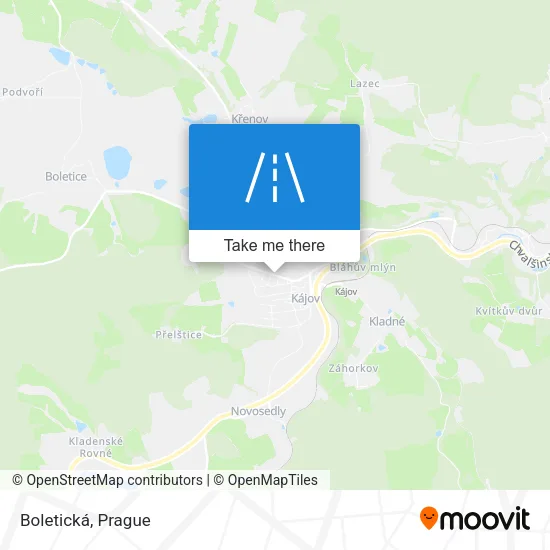 Карта Boletická