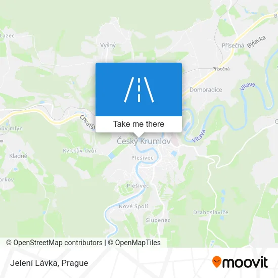 Карта Jelení Lávka