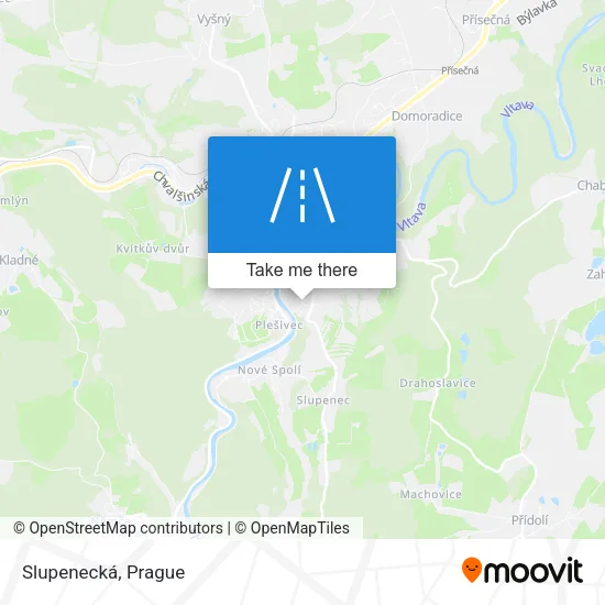 Карта Slupenecká