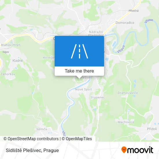 Карта Sídliště Plešivec