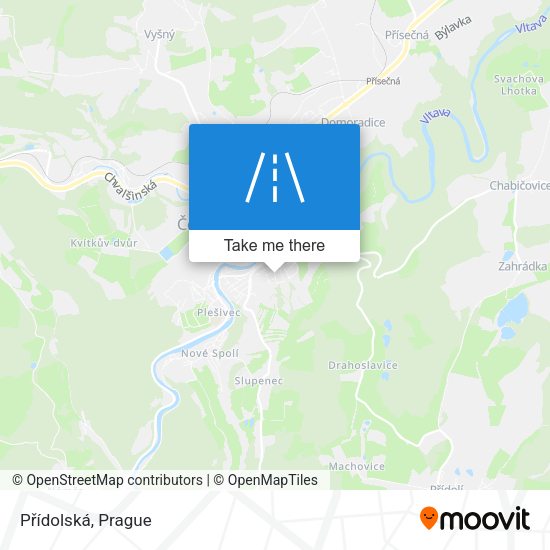 Přídolská map