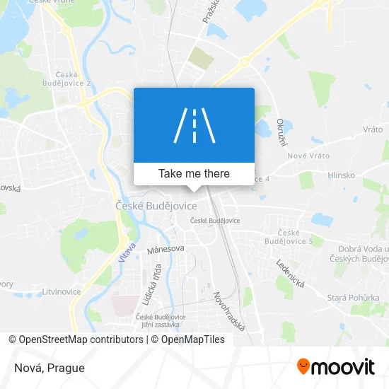 Карта Nová