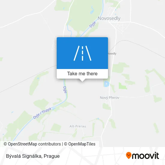 Карта Bývalá Signálka