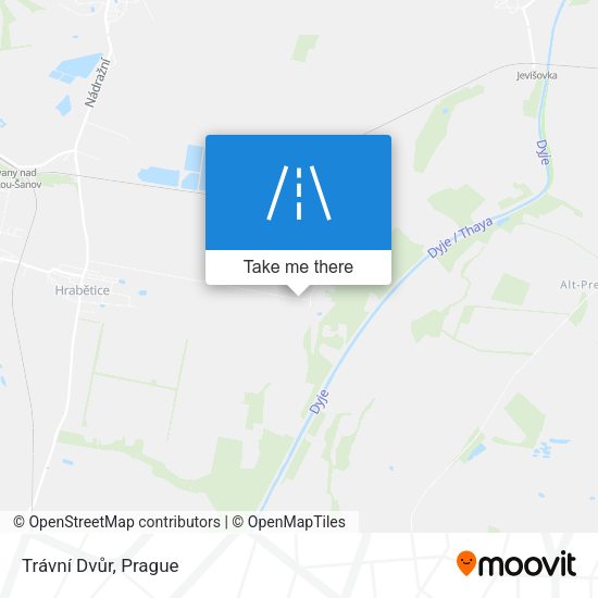 Карта Trávní Dvůr