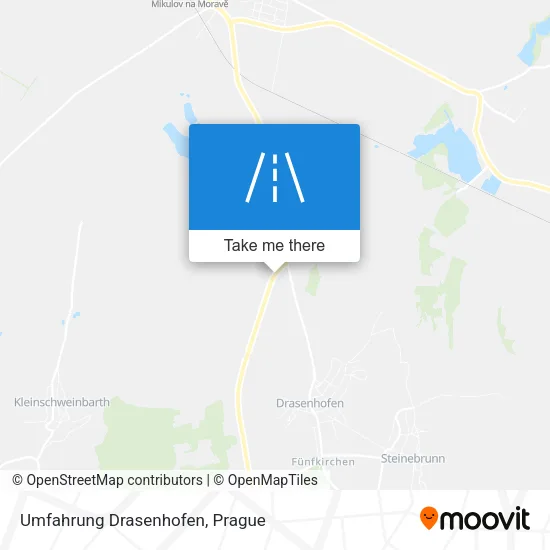 Карта Umfahrung Drasenhofen