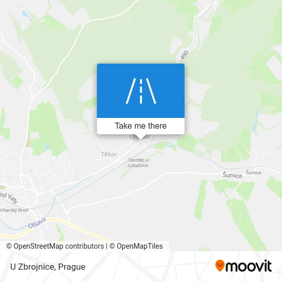 Карта U Zbrojnice