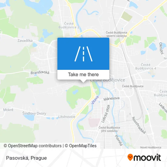 Карта Pasovská