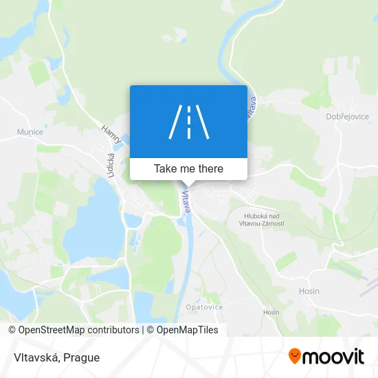 Карта Vltavská