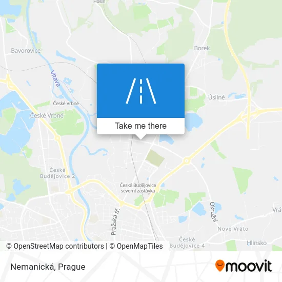 Карта Nemanická