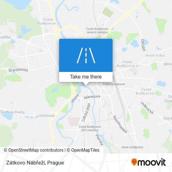 Zátkovo Nábřeží map