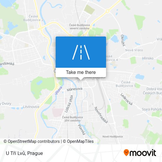 U Tří Lvů map