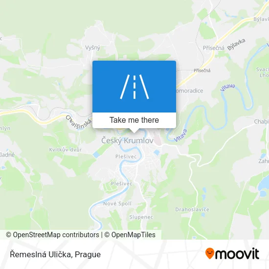 Карта Řemeslná Ulička