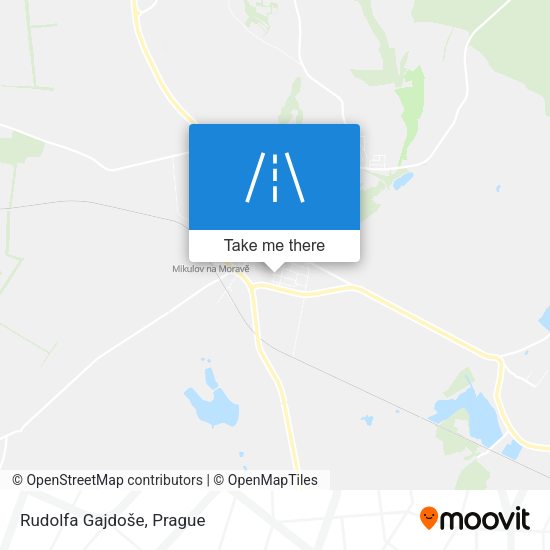 Карта Rudolfa Gajdoše