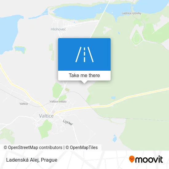 Карта Ladenská Alej