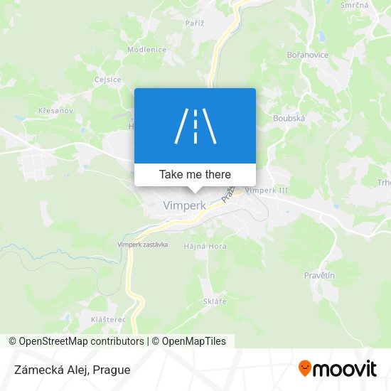 Zámecká Alej map