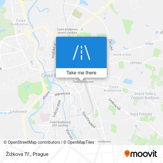 Žižkova Tř. map