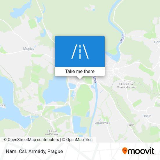 Nám. Čsl. Armády map