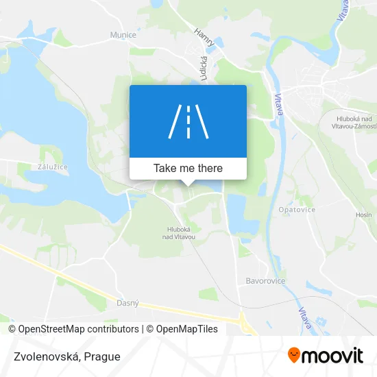 Карта Zvolenovská