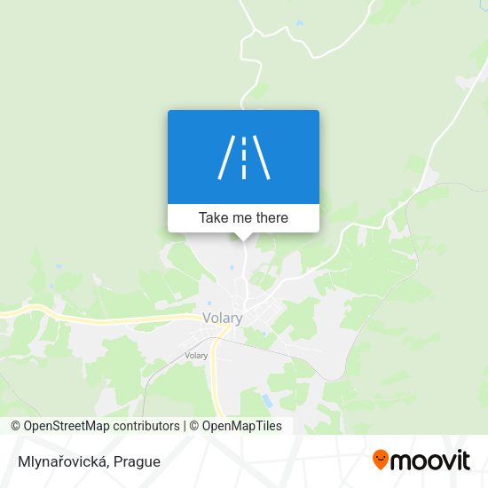 Mlynařovická map