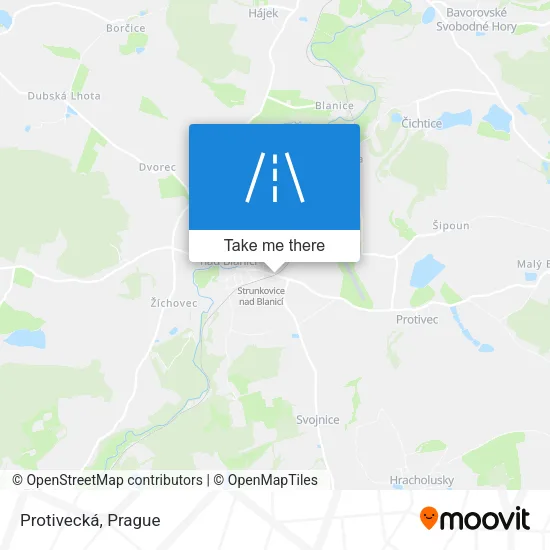 Карта Protivecká