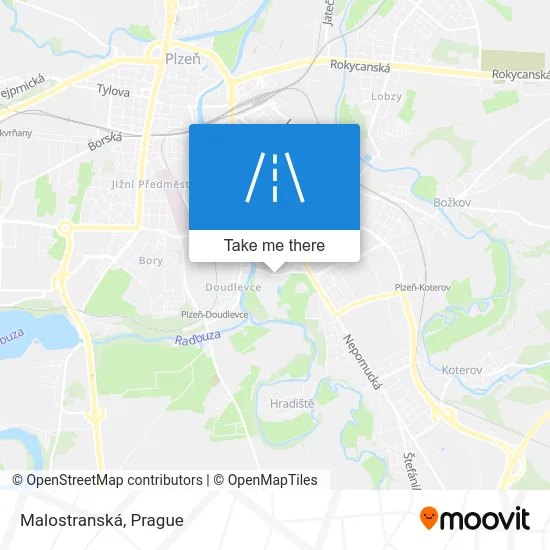 Карта Malostranská