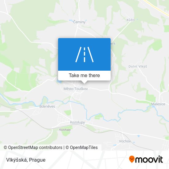 Vlkýšská map