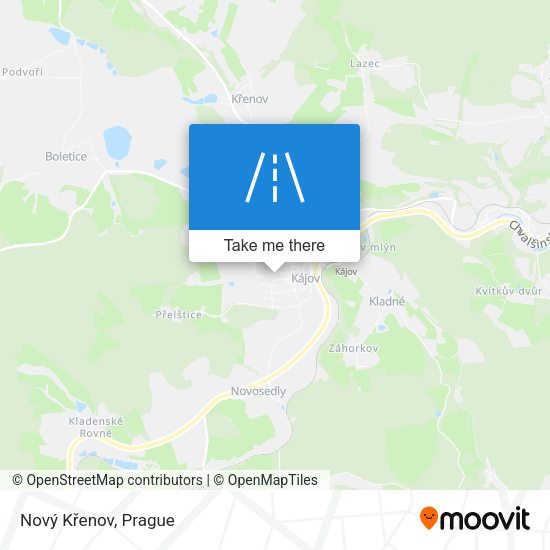 Nový Křenov map