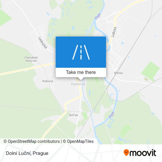 Dolní Luční map