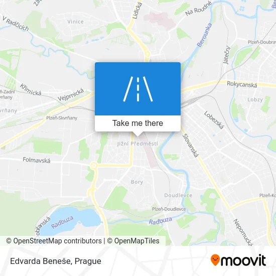 Карта Edvarda Beneše